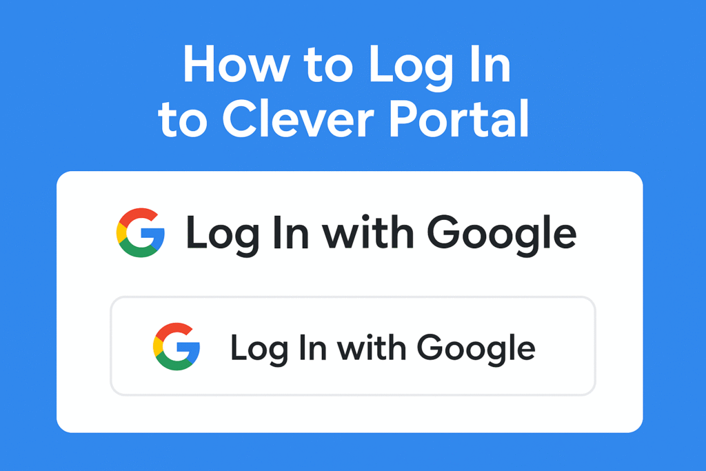 Clever LogIn with google  as a Teacher