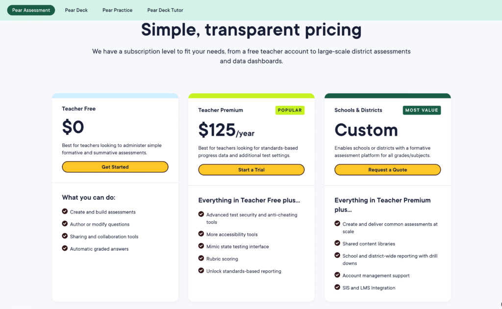 What is Pear Assessment, Login, Features & Benefits for Students and Teachers