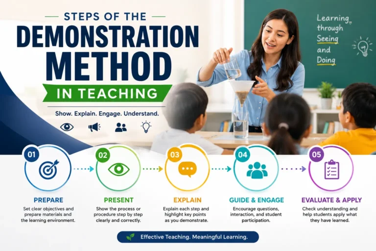 steps of demonstration method