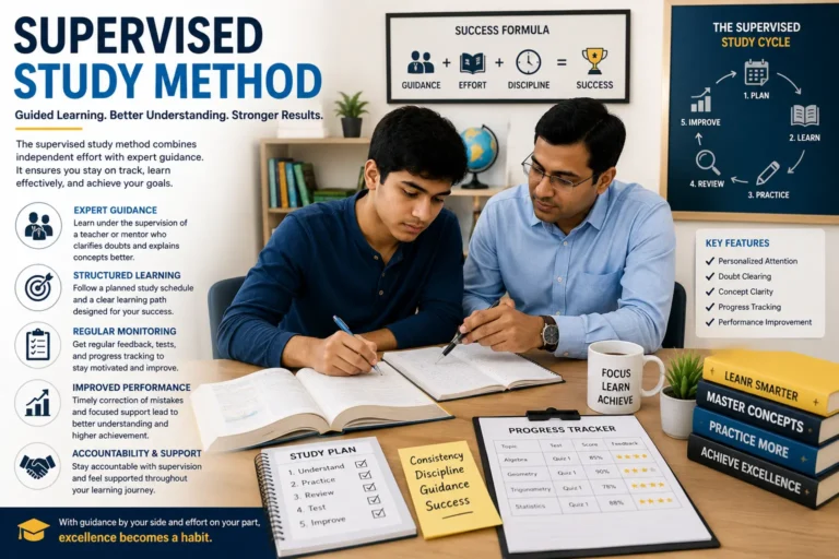 supervised study method